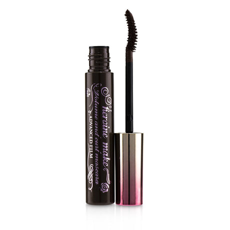 KISS ME Heroine Make Volume And Curl Mascara in #02 Brown offers waterproof, volumizing, and nourishing lash enhancement.