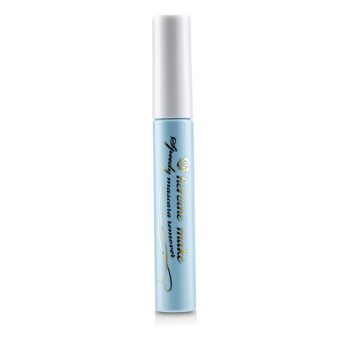 KISS ME Heroine Make Speedy Mascara Remover in 6.6ml bottle, perfect for effortlessly dissolving waterproof mascara gently.