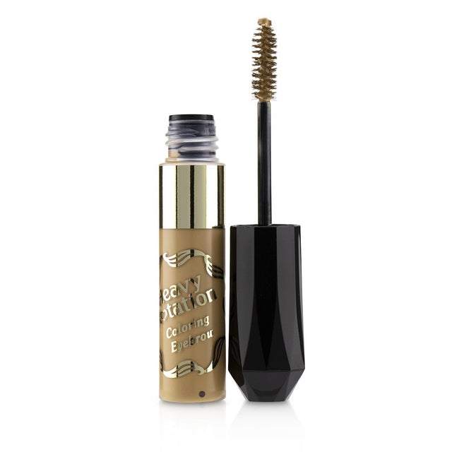 Eyebrow mascara in #03 Ash Brown provides intense color, waterproof formula, and nourishing benefits for glamorous brows.