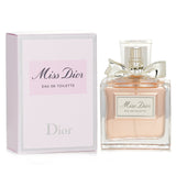 Christian Dior Miss Dior Eau De Toilette Spray 50ml, a vibrant floral scent with blood orange, mandarin, rose, and patchouli notes.