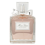 Elegant 100ml Miss Dior Eau De Toilette, a vibrant floral fragrance with citrus top notes and a sophisticated patchouli base.