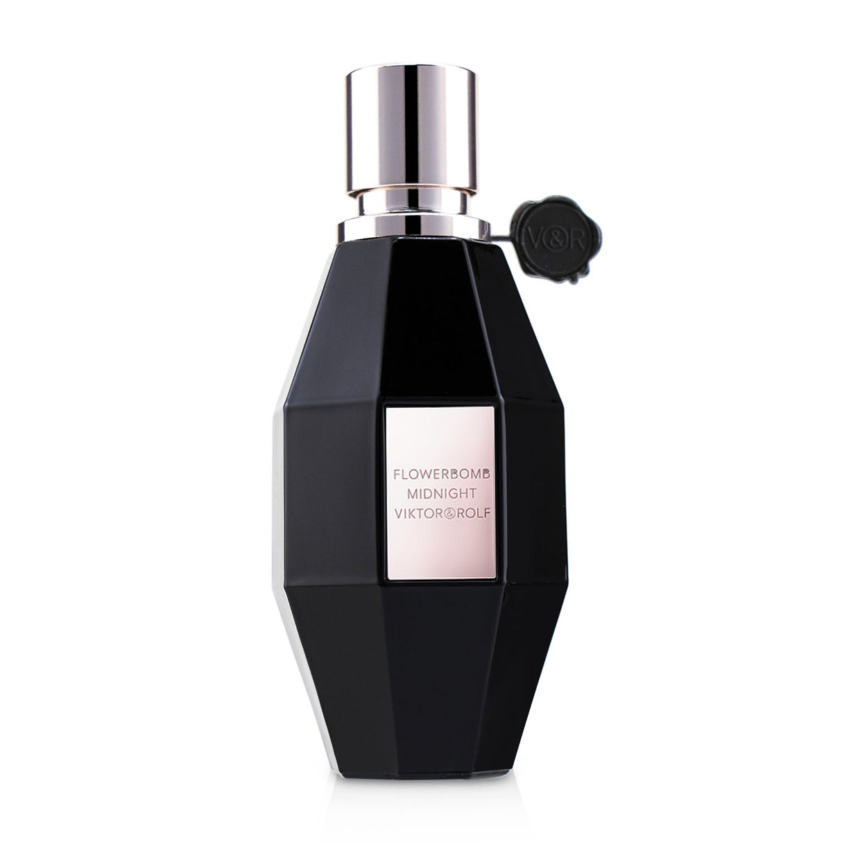 Viktor & Rolf Flowerbomb Midnight Eau De Parfum 50ml, a luxurious floral scent with blackcurrant, jasmine, and vanilla notes.