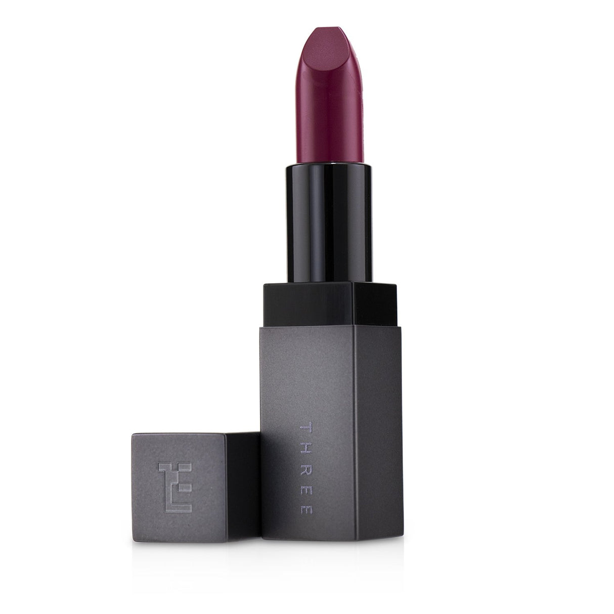 Vibrant rosy raspberry lipstick providing intense color and a lightweight, long-lasting finish for a confident look.