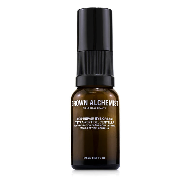 Grown Alchemist Age-Repair Eye Cream in 15ml, reduces dark circles, wrinkles, and hydrates for youthful, radiant eyes.
