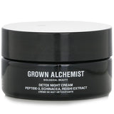 Grown Alchemist Detox Night Cream with Peptide-3, Echinacea, and Reishi for rejuvenating, hydrating overnight skin care.