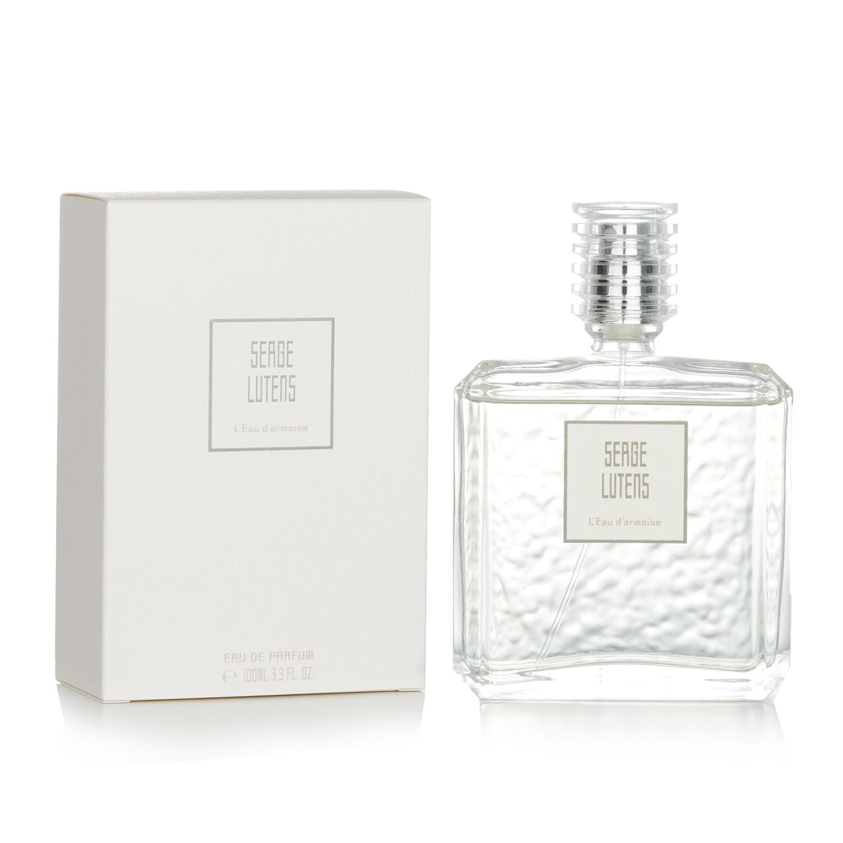 Fresh and herbal Serge Lutens Eau De Parfum with artemisia, bergamot, mugwort, and immortelle for modern women.