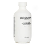 Grown Alchemist Nourishing Shampoo 0.6 in 200ml, enriched with micro wheat proteins and antioxidants for healthy, shiny hair.