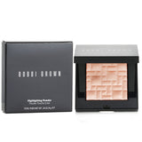 Bobbi Brown Highlighting Powder in Afternoon Glow, featuring silky texture, pink highlights for a radiant, luminous finish.