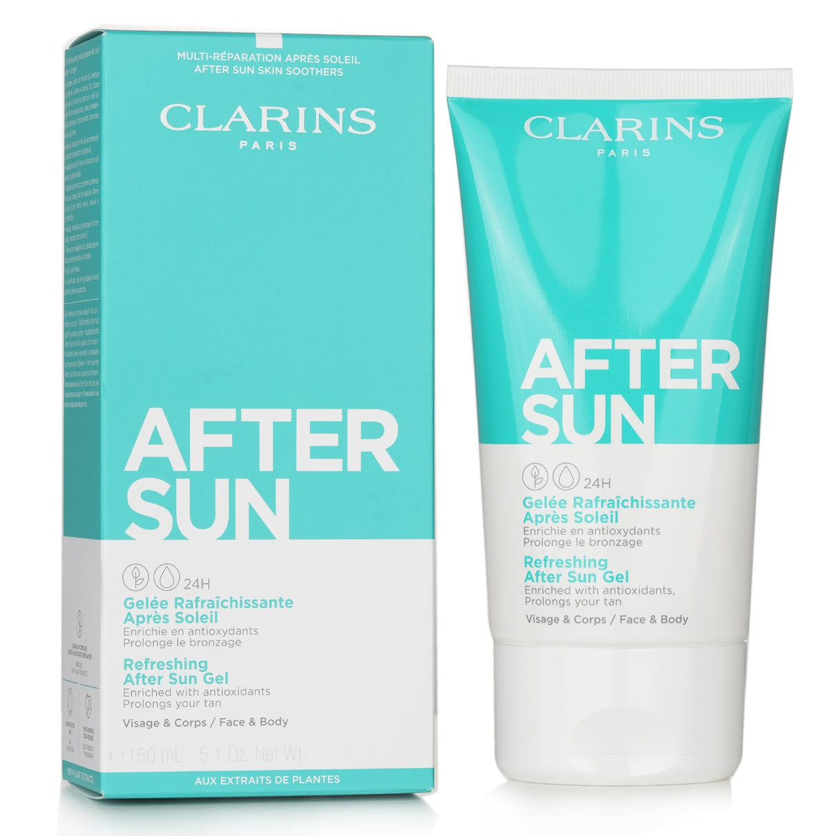 Clarins - After Sun Refreshing After Sun Gel - For Face & Body  - 150ml/5.1oz