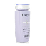 Kerastase Blond Absolu Bain Ultra-Violet Shampoo for lightened hair, neutralizes brassiness and enhances blonde vibrancy.