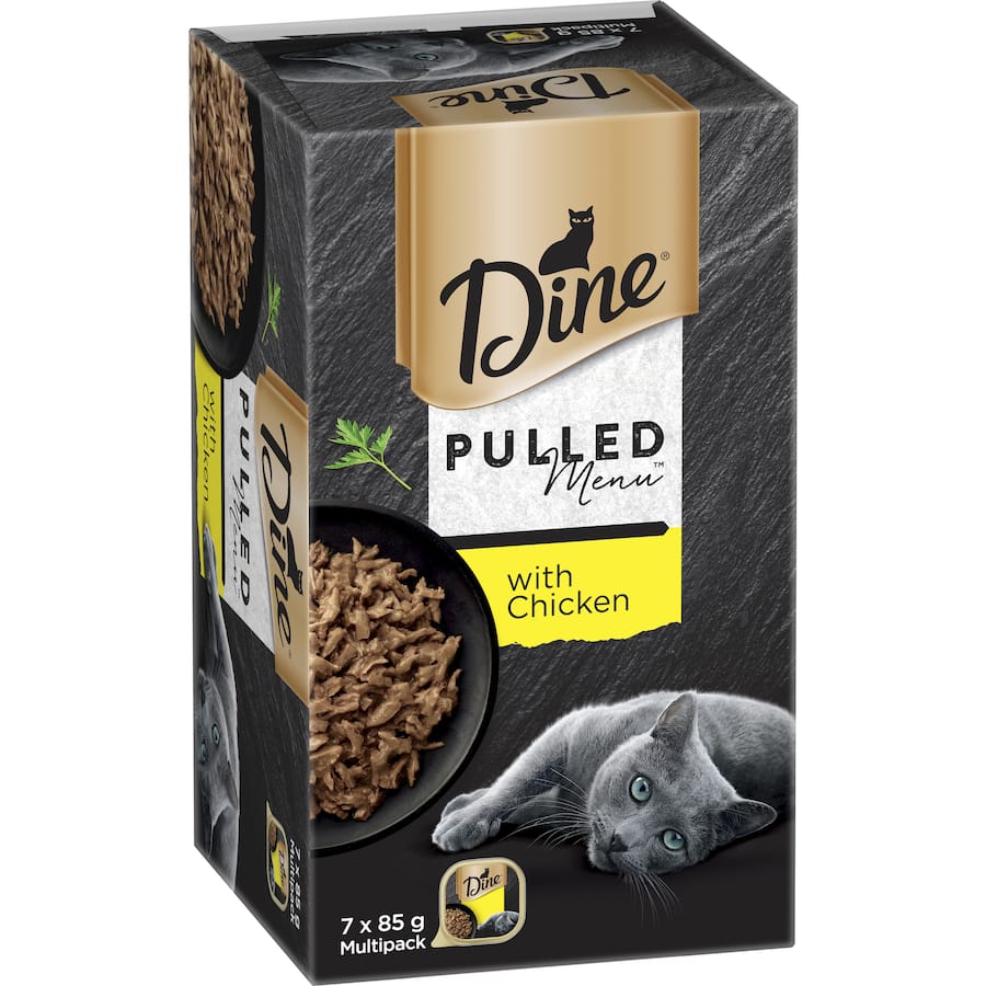 Dine Pulled Menu Wet Cat Food With Chicken  - Smartfox
