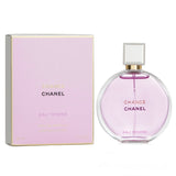 Chanel Chance Eau Tendre 50ml perfume in a delicate bottle, featuring grapefruit, jasmine, and white musk notes for refined elegance.