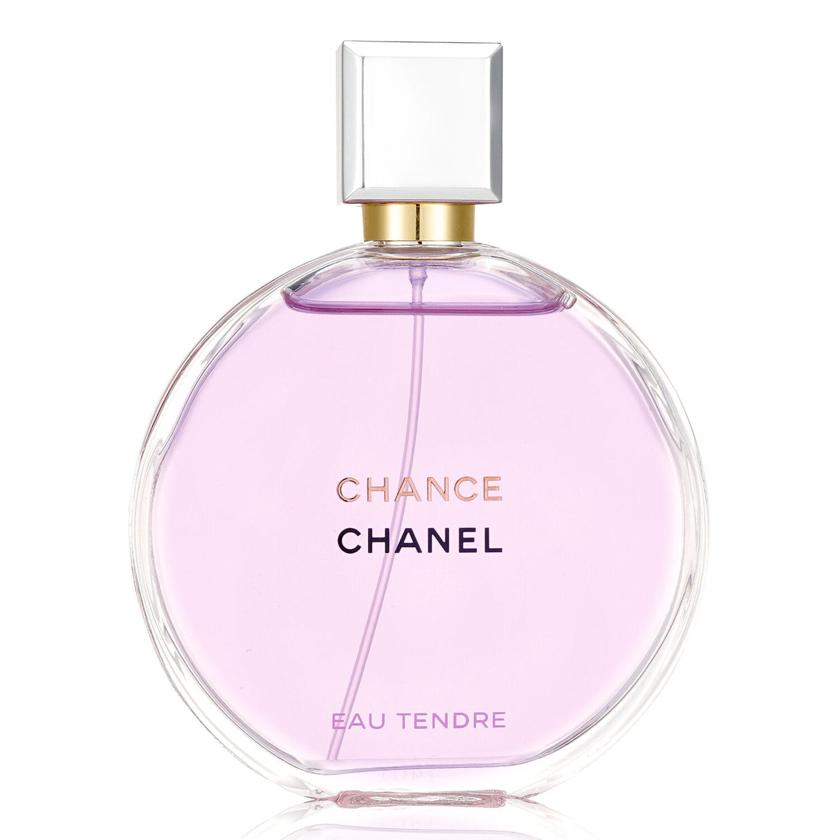 Chanel Chance Eau Tendre 100ml spray - a fruity-floral fragrance blending grapefruit, jasmine, and white musk for refined elegance.