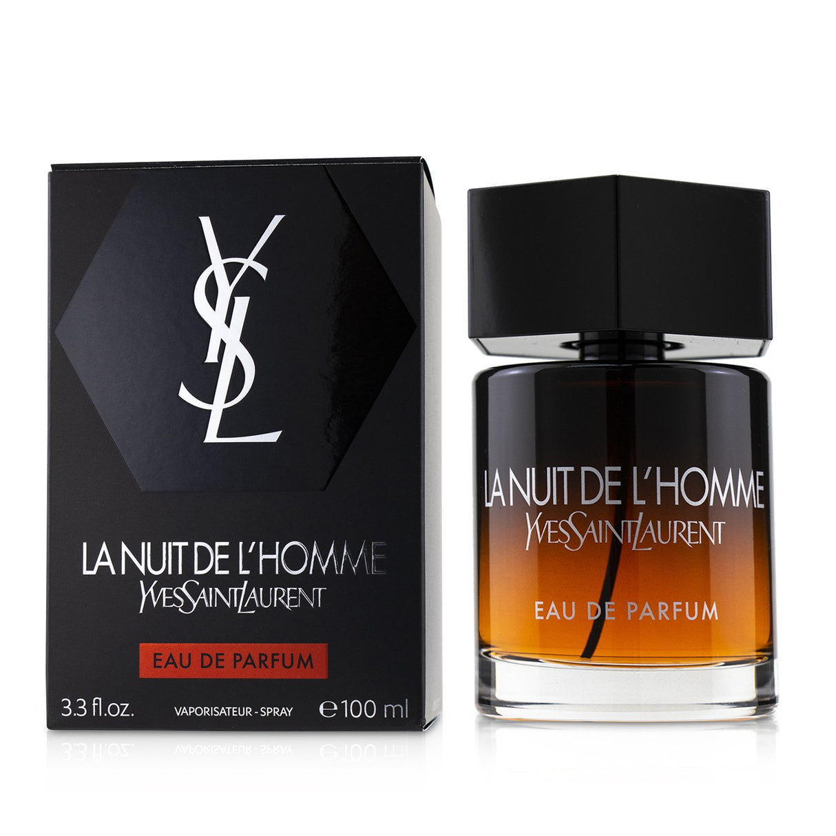 Yves Saint Laurent La Nuit De L'Homme Eau De Parfum Spray, 100ml - a captivating floral woody fragrance for modern men.