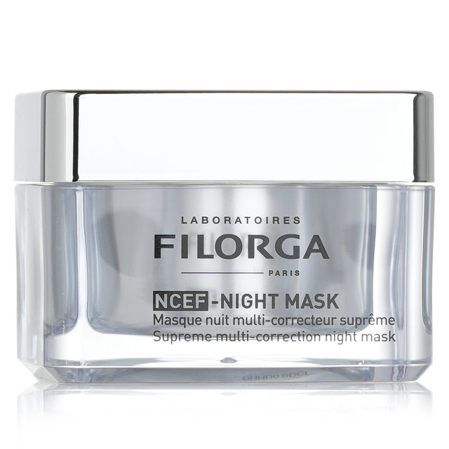 Luxurious Filorga NCEF-Night Mask in 50ml for revitalizing tired skin, enhancing hydration, and reducing wrinkles overnight.