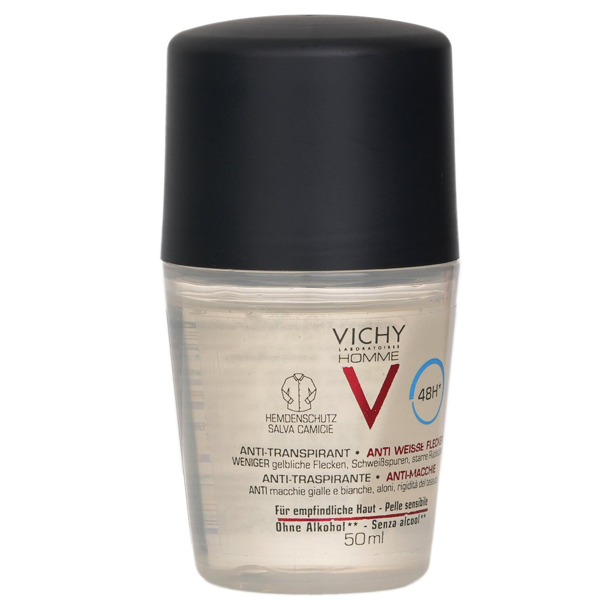 Vichy - Homme 48H* Anti Perspirant & Anti-Stains (Shirt Protection) Roll-On (For