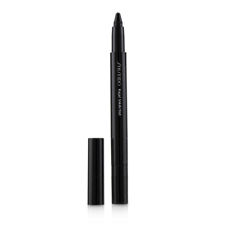 Shiseido Kajal InkArtist in Nippon Noir, a versatile black pencil for eyeliner, kajal, eyeshadow, and brow color with lasting wear.