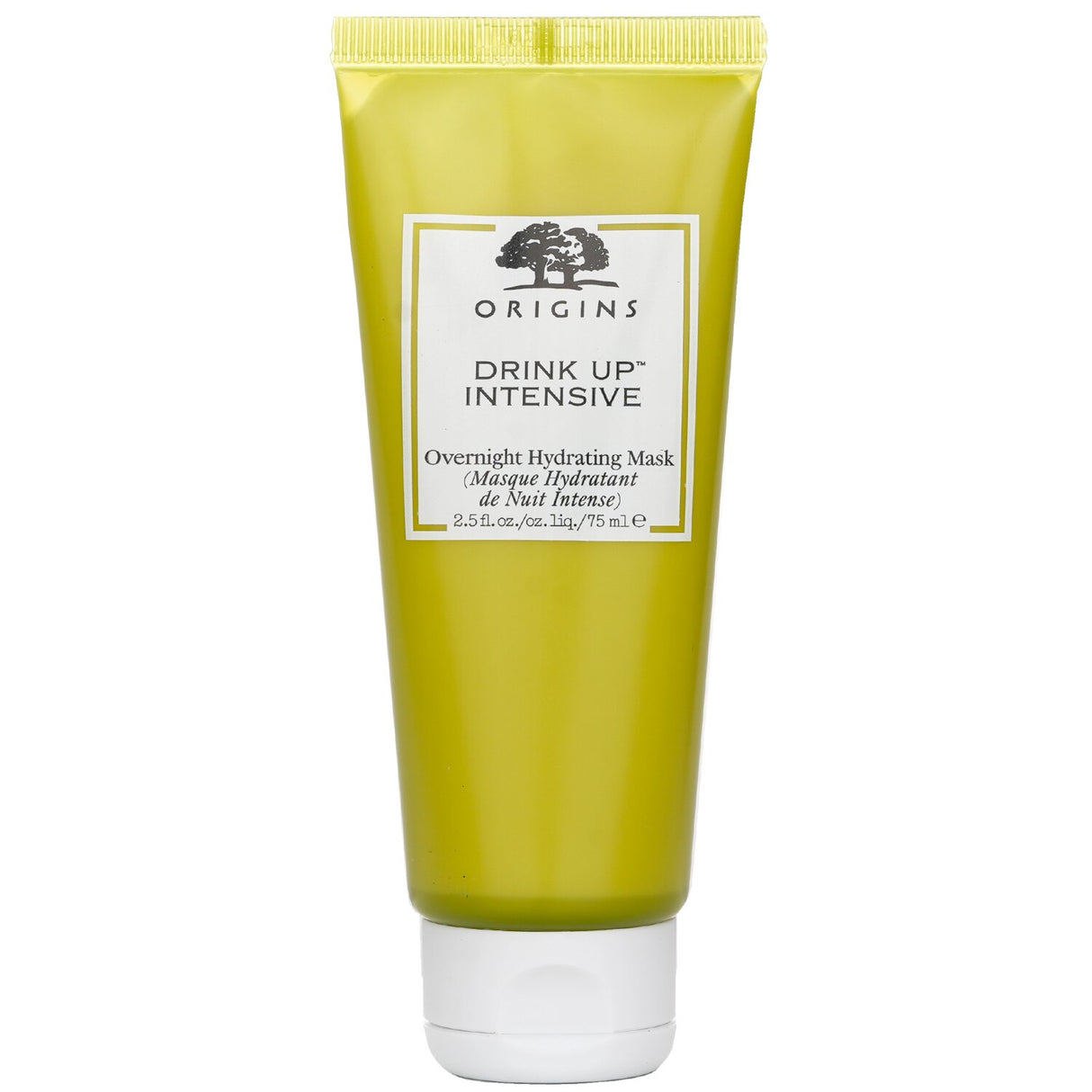 Origins Drink Up Intensive Overnight Mask, featuring avocado and glacier water for 72 hours of hydration for dry skin.