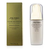 Lightweight Shiseido emulsion with SPF 20, enriched with Premium Sansho Extract for radiant, protected skin.