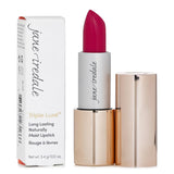 Hot pink lipstick in an elegant rose gold tube, enriched with Moringa Oil for hydration and a creamy matte finish.