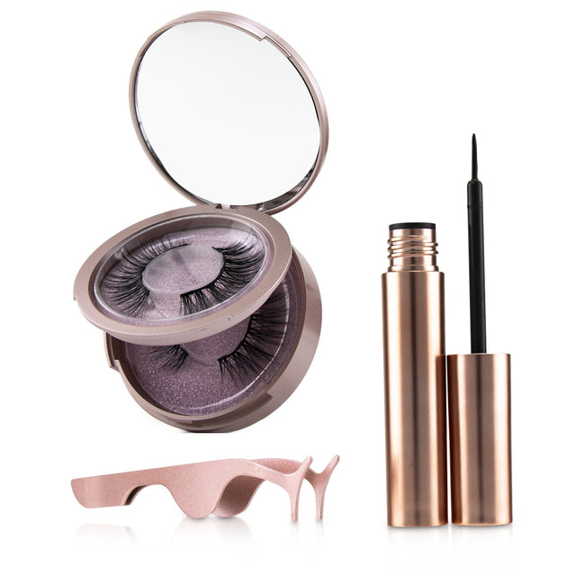 Magnetic Eyeliner & Eyelash Kit—#Attraction featuring 2 pairs of false lashes, magnetic eyeliner, and accessories for effortless beauty.