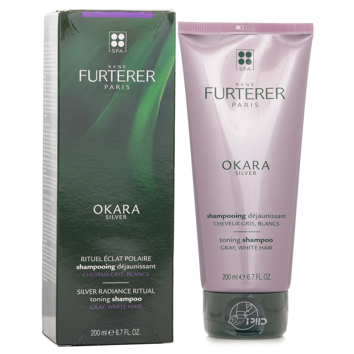 Rene Furterer Okara Silver Silver Radiance Ritual Toning Shampoo (Gray, White Ha