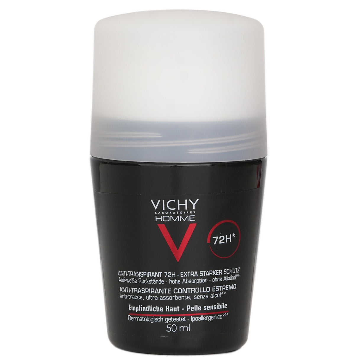 Vichy - Homme 72H* Extreme-Control Anti Perspirant Roll-On (For Sensitive Skin)