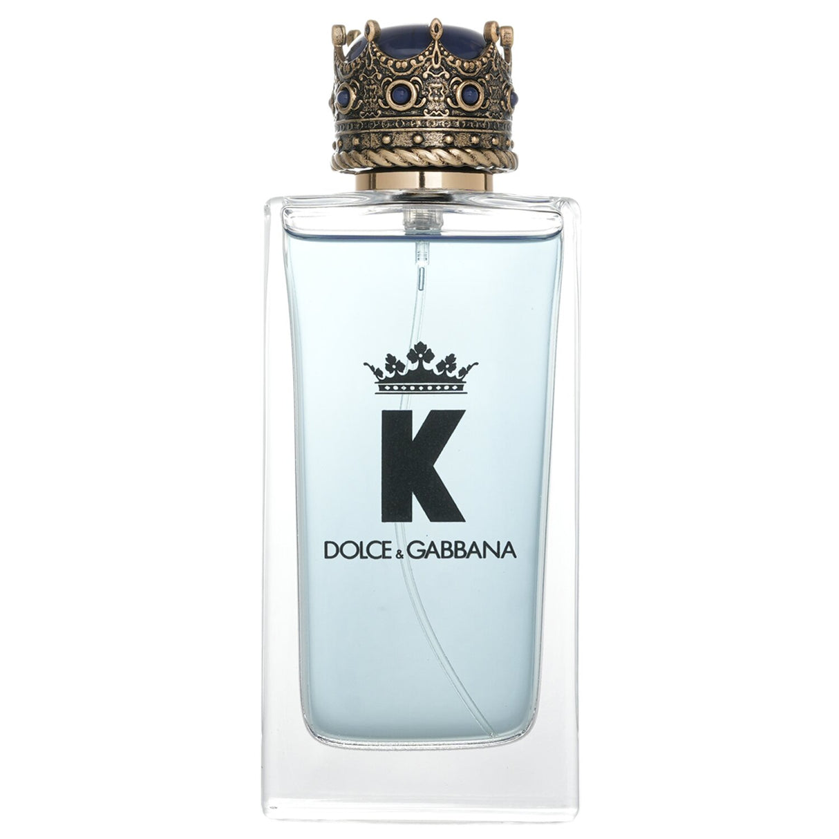 Dolce & Gabbana K Eau De Toilette Spray in a 100ml bottle, featuring vibrant citrus and warm woody notes for a sophisticated scent.