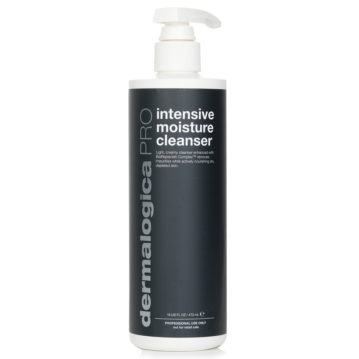 Dermalogica Intensive Moisture Cleanser PRO in 473ml, a lightweight, hydrating cream for cleansing and nourishing dry skin.