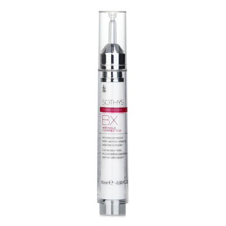 Sothys Cosmeceutique BX Wrinkle Corrector, 15ml, anti-wrinkle treatment for smoother, plumper skin with peptide complex.