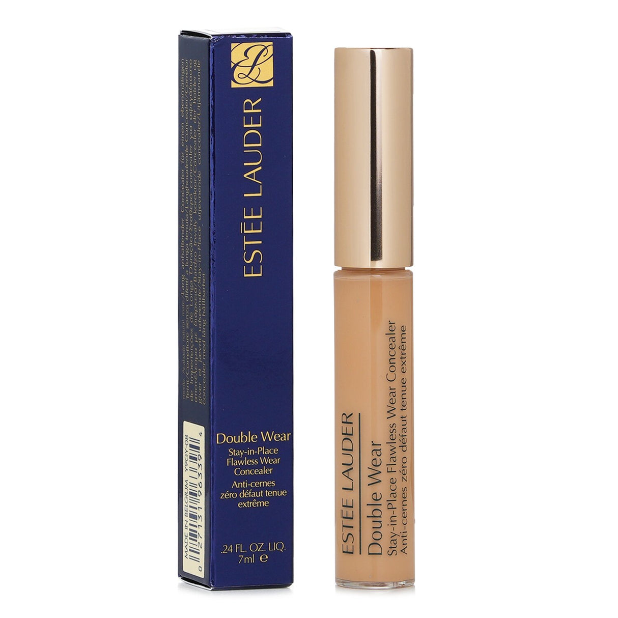 Estee Lauder Double Wear Concealer #2W Light Medium, a weightless, water-resistant formula for flawless, long-lasting coverage.