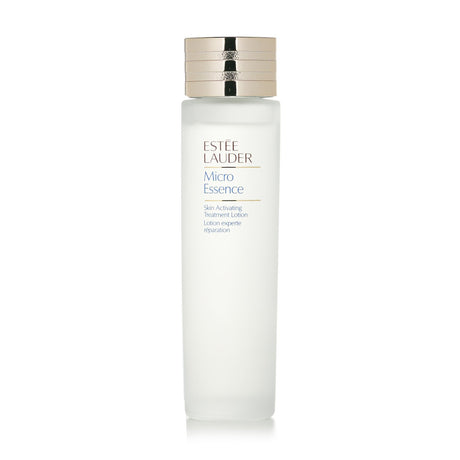 Estee Lauder Micro Essence Treatment Lotion in 200ml, deeply hydrates, promotes radiance, and enhances skin's translucency.