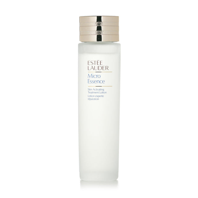 Estee Lauder Micro Essence Treatment Lotion in 200ml, deeply hydrates, promotes radiance, and enhances skin's translucency.