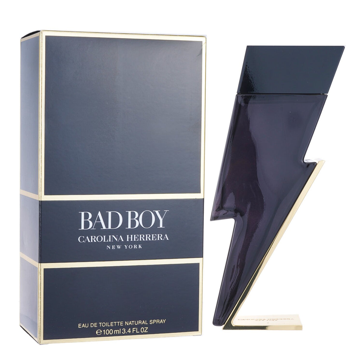 Carolina Herrera Bad Boy Eau De Toilette Spray 100ml, an oriental spicy fragrance for the modern gentleman.