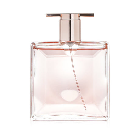 Luxurious Lancome Idole Eau De Parfum Spray, a chypre-floral fragrance with rose, bergamot, and vanilla notes in a 25ml bottle.