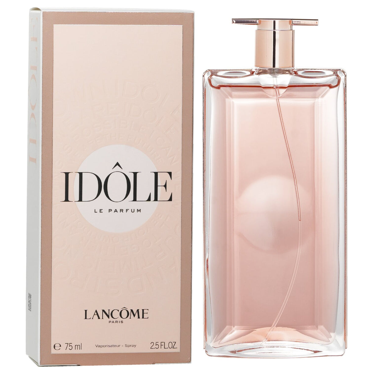 Lancome Idole Eau De Parfum Spray 75ml, a captivating rose-infused fragrance for modern women, blending bright bergamot and warm vanilla.