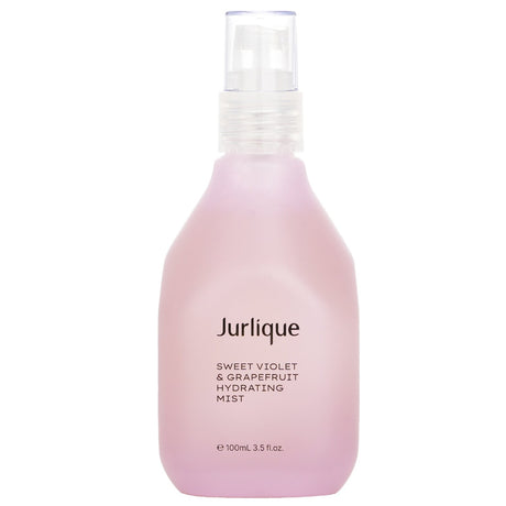 Jurlique Sweet Violet & Grapefruit Hydrating Mist in a 100ml bottle, refreshing facial mist for all skin types with soothing floral scent.