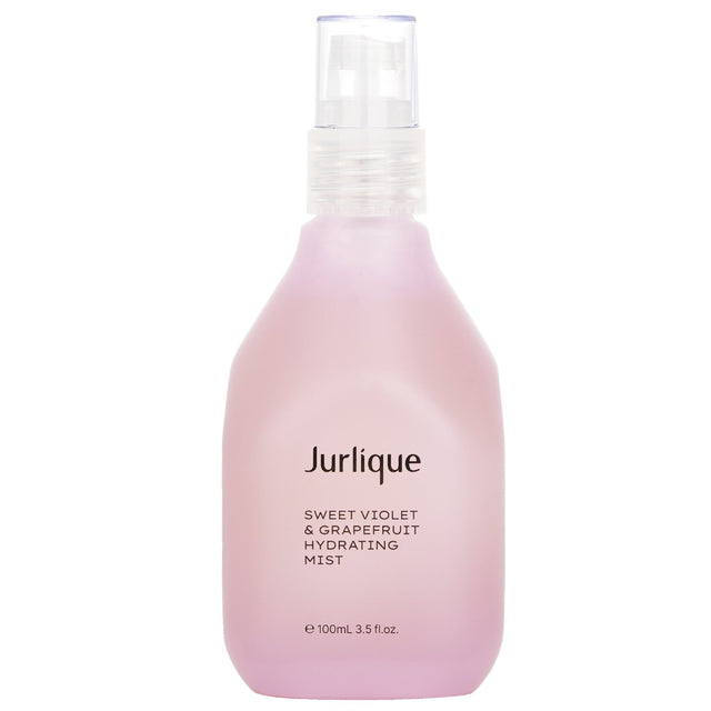 Jurlique Sweet Violet & Grapefruit Hydrating Mist in a 100ml bottle, refreshing facial mist for all skin types with soothing floral scent.