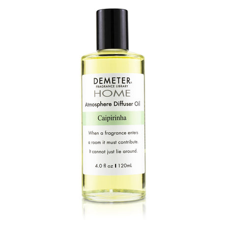 Demeter Caipirinha Diffuser Oil in a 120ml bottle, providing a lively citrus scent to enhance and refresh your living space.