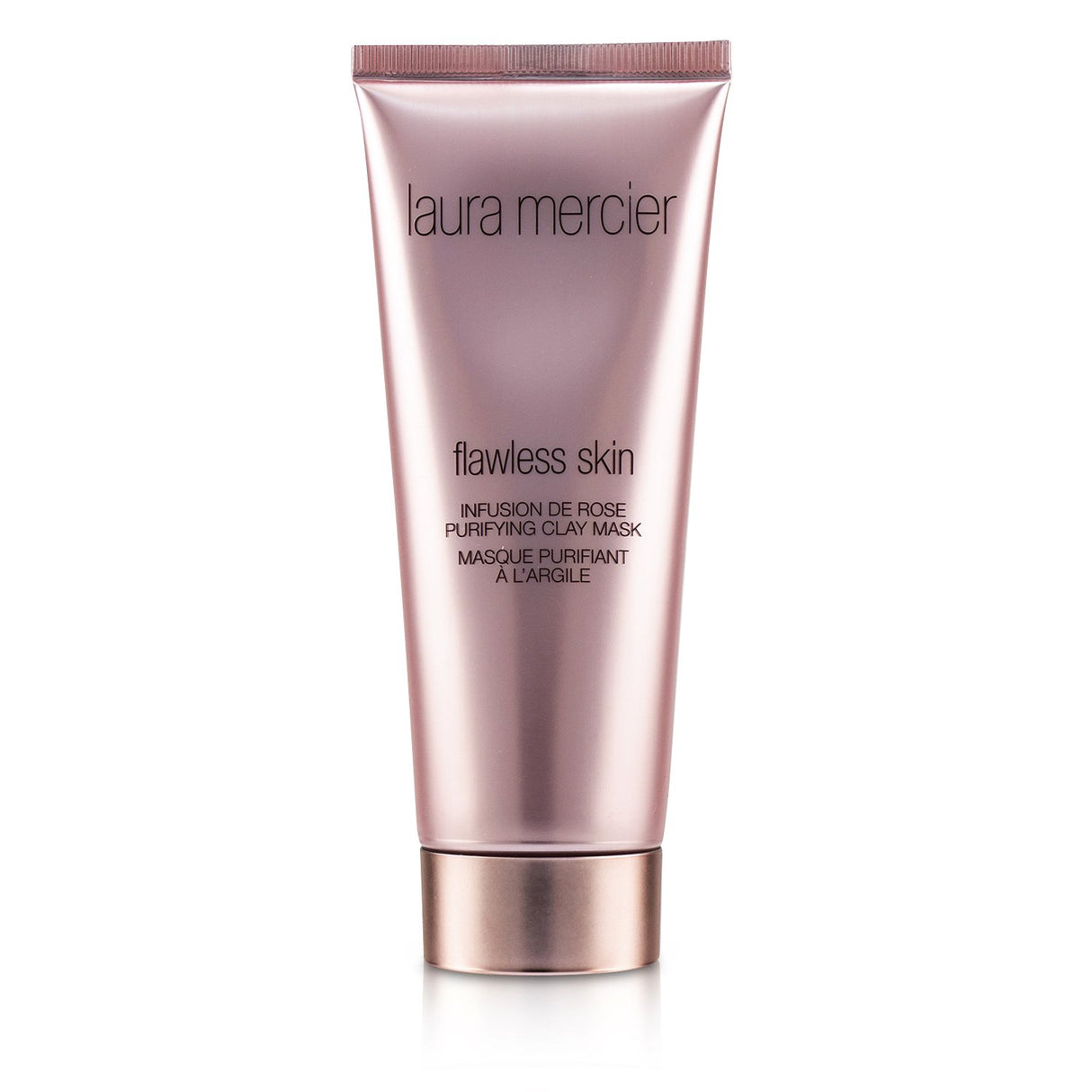Laura Mercier Flawless Skin Infusion De Rose Purifying Clay Mask in 75g, deeply cleanses and hydrates skin with rose water and Vitamin E.
