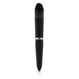 Youngblood YB4 Foundation Brush features a firm flat head for smooth application, made from soft vegan Taklon fibers.