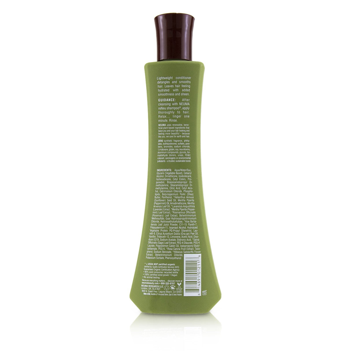 Lightweight conditioner in a 250ml bottle, enriched with oils and extracts for frizz control and vibrant hair care.