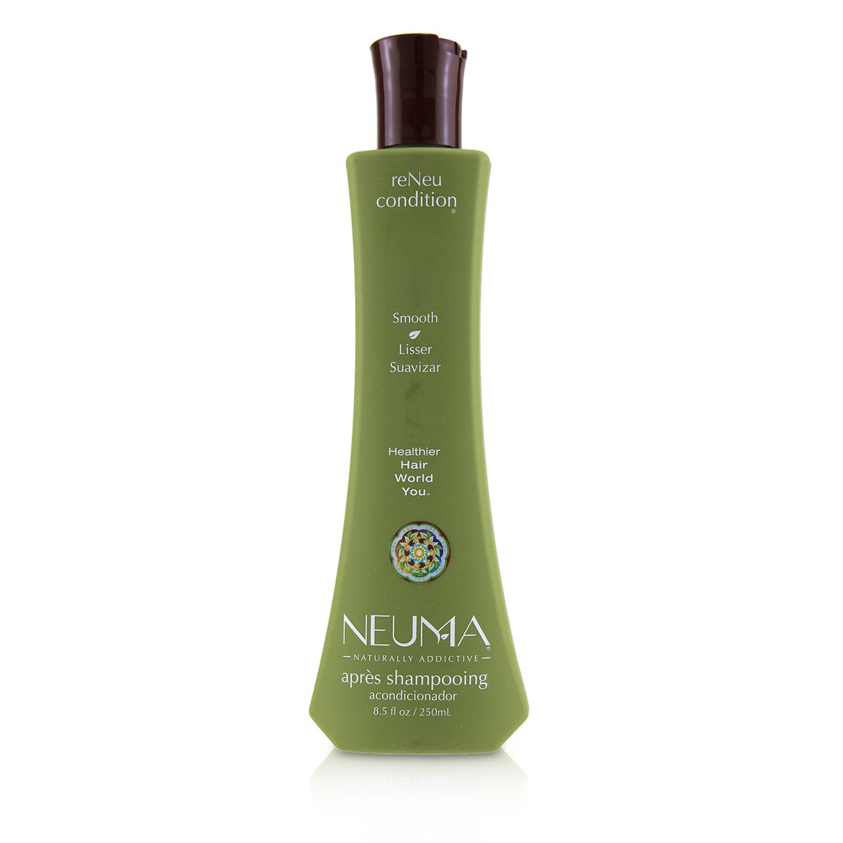 Neuma reNeu Condition 250ml: Lightweight conditioner with plant extracts, controls frizz, boosts color vibrancy, and soothes scalp.