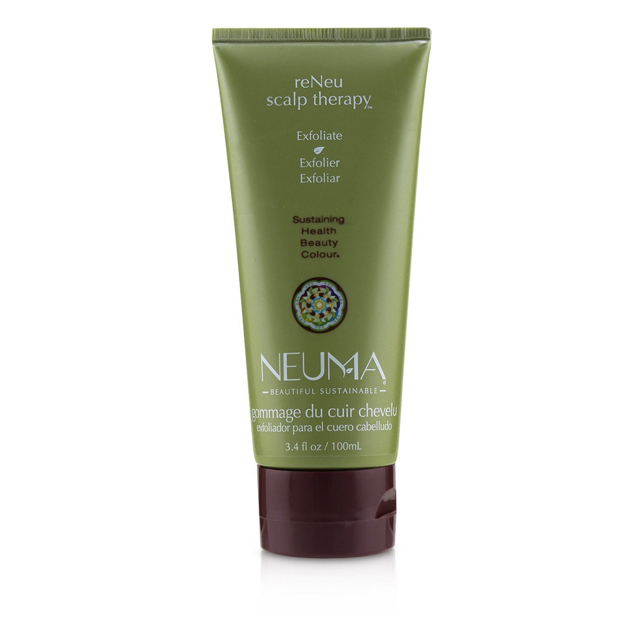 Neuma reNeu Scalp Therapy 100ml, a gentle exfoliator with plant extracts for a healthy scalp and vibrant hair.