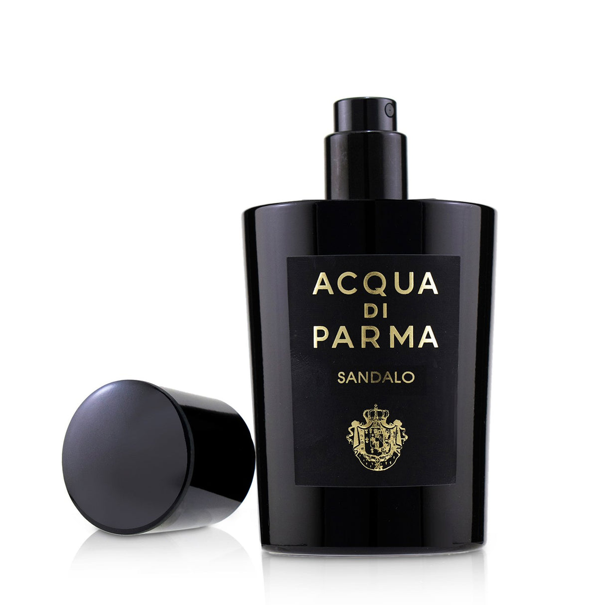 Elegant Acqua Di Parma Sandalo Eau De Parfum in a 100ml bottle, featuring woody and creamy notes for a captivating scent experience.