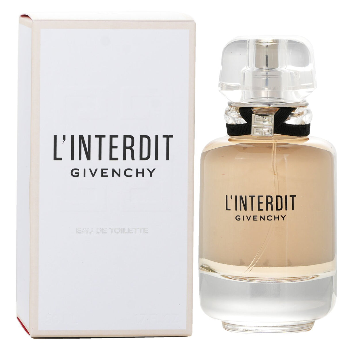 Givenchy L'Interdit Eau De Toilette Spray: a chic fragrance with floral and woody notes, perfect for elegant daily wear.