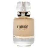 Givenchy L'Interdit Eau De Toilette spray, a floral and fruity fragrance for modern women, ideal for day or evening wear.