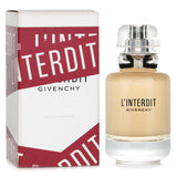 Givenchy - L'Interdit Eau De Toilette Spray 80ml, a sophisticated fragrance with notes of rose, jasmine, and patchouli, perfect for everyday elegance.