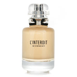 Givenchy L'Interdit Eau De Toilette Spray 80ml - A captivating fragrance with floral and warm notes for elegant women.