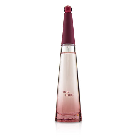 Issey Miyake L'Eau D'Issey Rose & Rose 50ml, an elegant floral fruity perfume with notes of rose, raspberry, and patchouli.